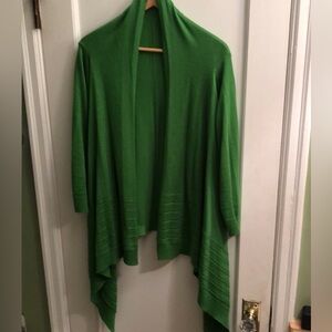 Emerald green Worthington high low cardigan